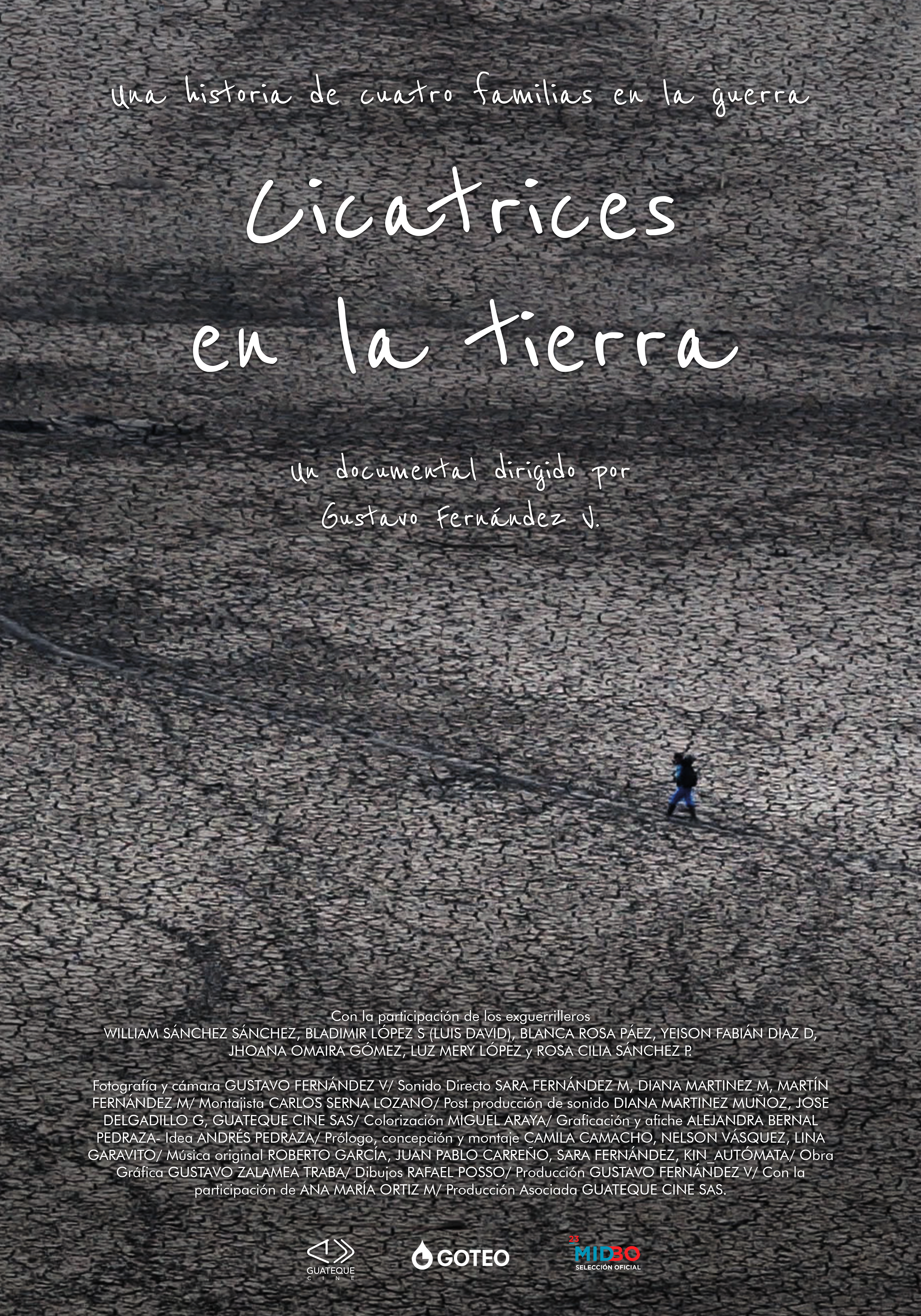 Portada largometraje CICATRICES EN LA TIERR