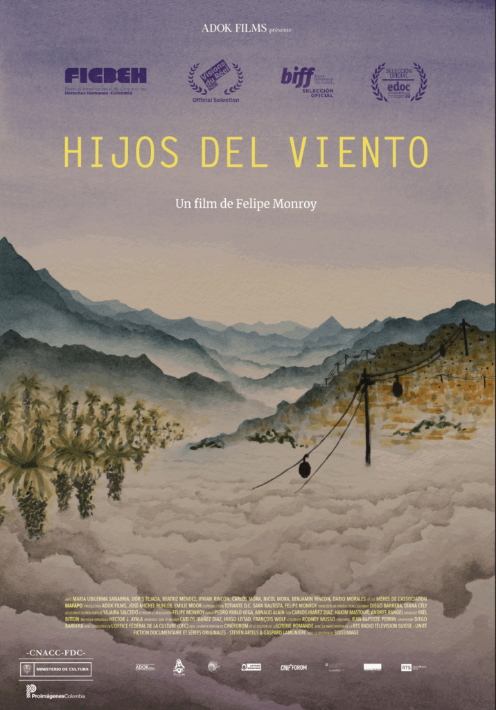 Poster largometraje Hijos del Viento